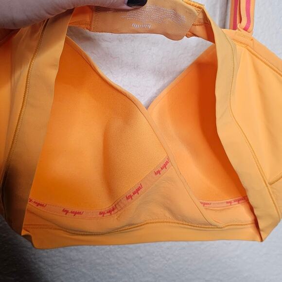 Kindly your's women's so comfy micro wire free bra yellow Size xl cross over - Picture 3 of 5